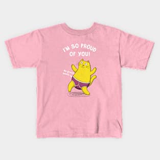 Proud Pants Cat Kids T-Shirt